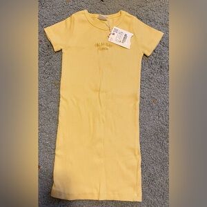 Zara Yellow Kids Casual Dress
